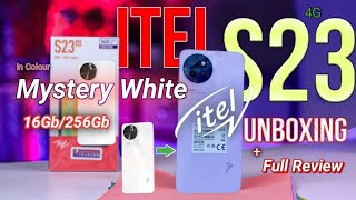 Itel S23 4G Unboxing  Mystery White Colour  16Gb RAM 256Gb ROM Unboxing [upl. by Greenburg]