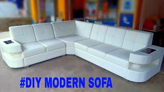 DIY modular sofa how to make a modern sofa [upl. by Tarrance]