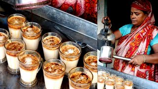 Kakir Cha  The Most Famous Creamy Milk Tea Maker in Asia  Bangladeshi Street Food [upl. by Padraig]