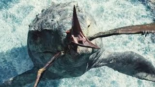 Mosasaurus eats Woman  Jurassic World 4K [upl. by Akenna]