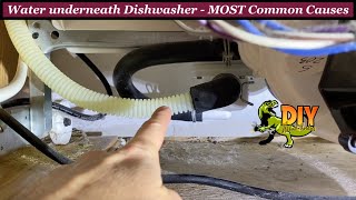 Water leaking under Dishwasher  Most common causes [upl. by Nahej]