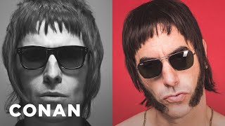 Sacha Baron Cohens Wild Liam Gallagher Story  CONAN on TBS [upl. by Annoyt304]