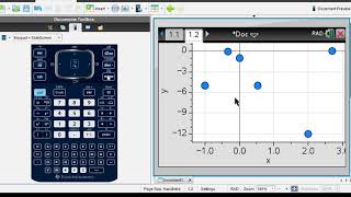 Cubic Regression TI Nspire [upl. by Raskin63]