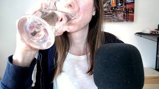 ASMR Gulping Sounds  Drinking a Glass of Water  No Talking Request [upl. by Maryn]