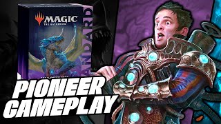 Playing the Standard Dimir Control challenger Deck in PIONEER [upl. by Arita505]