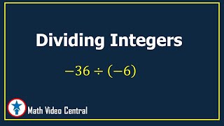 Dividing Integers  Algebra 1  Math Video Central [upl. by Il]