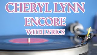 Cheryl Lynn  Encore [upl. by Divine]