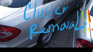 How To Remove The Cluster From A W209 CLK55 Clk 550 Clk350 Clk320 [upl. by Trini]