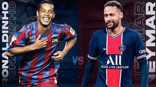 NEYMAR VS RONALDINHO ● LEGENDARY SKILLS BATTLE 👑 [upl. by Nonna]