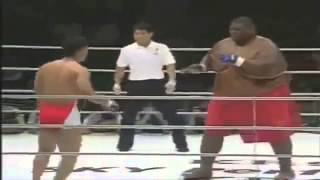 700 lb Fat Guy vs 170 lb MMA Fighter Low [upl. by Dunkin311]