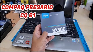 Compaq Presario CQ61 SSD Upgrade Include USB Boot In 2021 [upl. by Enitnemelc]