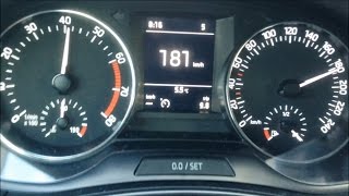 Skoda Fabia III 12 TSI 90 HP Acceleration 100  vmax [upl. by Burnside]