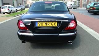 JAGUAR XJ 42 V8 SUPERCHARGED Sport exhaust system by Maxiperformance [upl. by Llerreg]