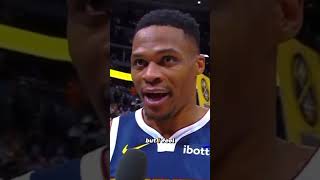 Russell Westbrook says the Nuggets are better than the Thunder 👀 [upl. by Nivloc573]