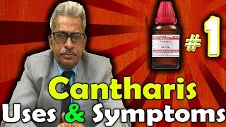 Cantharis Part 1  Uses and Symptoms in Homeopathy by Dr PS Tiwari [upl. by Finley353]