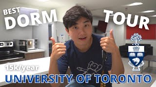 Tour of the BEST DORM ROOM at University of Toronto  UofT Dorm Tour [upl. by Edlihtam]