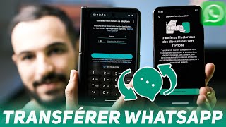 Comment transférer whatsapp Android vers iPhone 1615 Sans Réinitialiser [upl. by Tahp336]