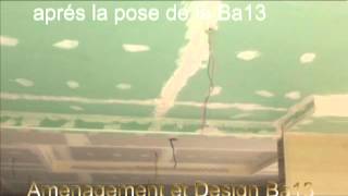 travaux decoration placo platre apartement simple ba13 [upl. by Spoor]