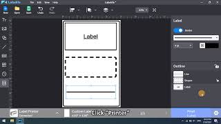 Labelife PC Tutorial How to Add Text Shape Line amp Border in Labelife App Tips amp Tricks [upl. by Kenny]