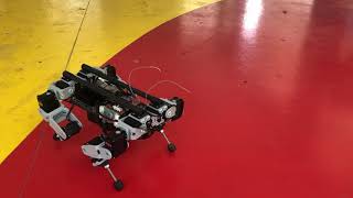 Quadruped Robot Holonomic Movement [upl. by Hseyaj]