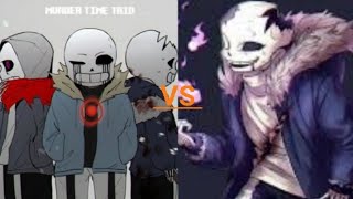 Undertale Timeline Collapse Infected sans vs the Murder Time Trio [upl. by Deedee642]