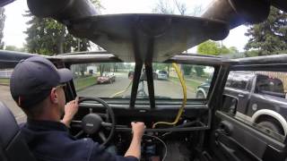 Jeep JK 4bt Cummins first drive [upl. by Eillah146]