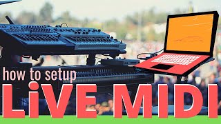 MIDI Setup for Live Stage Performance  MOST DETAILED VIDEO EVER [upl. by Ydisac]