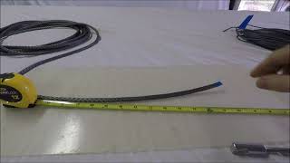 Making Dyneema Sailboat Lifelines [upl. by Bbor]