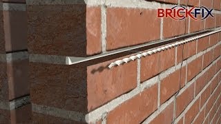 Crack Stitching Repairing Cracked Walls Using BrickFix Helical Bar and Grout [upl. by Aleksandr]