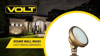 Whats In The Box  VOLT® Cast Brass Round Wall Wash [upl. by Raycher18]