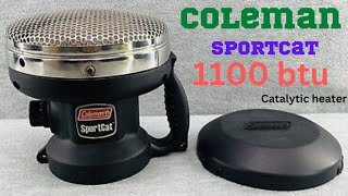 COLEMAN SPORTCAT HEATER REVIEW [upl. by Enelhtac72]