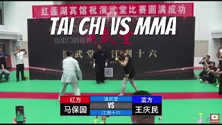 Tai Chi Master Who Ran Away From Xu Xiaodong Fights MMA Hobbyist [upl. by Mowbray]