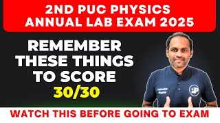 2nd PUC ANNUAL LAB EXAM 2025 2ndpuclabexam2025 2ndpucphysicspracticallabexam2025 labexam [upl. by Virgil858]