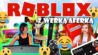 ⛲️ Gram PIERWSZY raz w ROBLOX 😂 z WERKĄ AFERKĄ ❤️😲💙 [upl. by Neelloc]