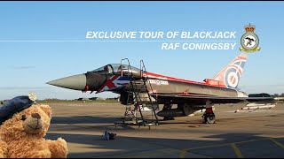 EXCLUSIVE TOUR Eurofighter Typhoon Blackjack at RAF Coningsby with Flt Lt James Sainty 🇬🇧 [upl. by Eiuqnom]