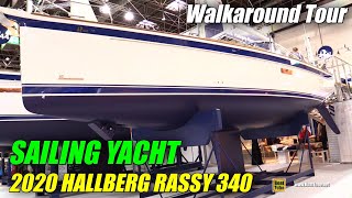 2020 Hallberg Rassy 340 Sailing Yacht  Walkaround Tour  2020 Boot Dusseldorf [upl. by Areemas775]