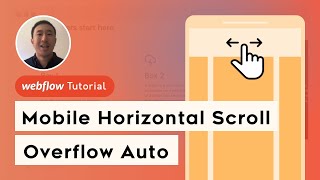 Mobile Horizontal Scroll in Webflow using Overflow Auto [upl. by Ronile516]