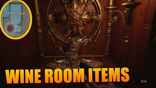 Resident Evil 8 Village Wine Room Items amp Locations  How To Clear Area  Items In RE8 [upl. by Yesrod]