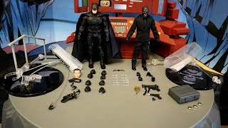 Mezco Sovereign Knight Batman vs Black Mask Batman Day Exclusive Action Figure Review 2 Pack [upl. by Yeffej42]