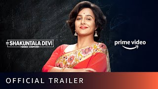 Shakuntala Devi  Official Trailer  Vidya Balan Sanya Malhotra  Amazon Prime Video  July 31 [upl. by Trebla]