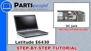 Dell Latitude E6430 P25G001 DC Jack HowTo Video Tutorial [upl. by Funch]