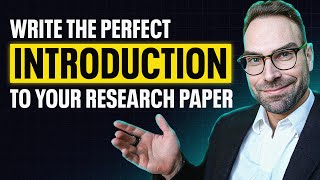 How To Write The Perfect Introduction To Your Research Paper Prof David Stuckler [upl. by Borries]