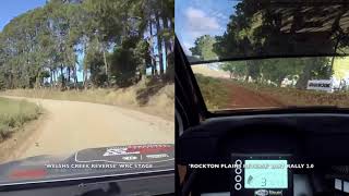 Dirt Rally 20 Welshs Creek Reverse VS Rockton Plains Reverse  Real Stage VS game Comparison [upl. by Suired]