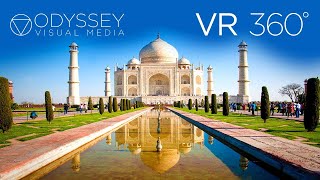 The Taj Mahal India Virtual Tour  VR 360° Travel Experience [upl. by Remat]