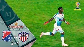 Medellín vs Junior resumen y goles del partido 31 Finalvuelta Liga Águila 2018 II Junior campeón [upl. by Wilburn149]