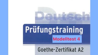 Prüfungstraining A2  Hören  Modelltest 4 [upl. by Lanti]