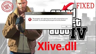 GTA 4 xlivedll Problem Fix [upl. by Gasperoni]