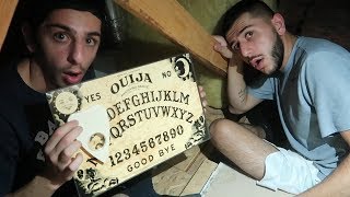 OUIJA BOARD IN MY HAUNTED ATTIC we got threatened  FaZe Rug [upl. by Ecraep745]