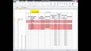 EXCEL İLE BASİT MAAŞ HESAPLAMA TABLOSU1 [upl. by Elyrpa715]