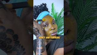 Turmeric and Honey Face Mask🫚 thursdaymotivation turmericfacemask heathyskin diy shots [upl. by Gil]